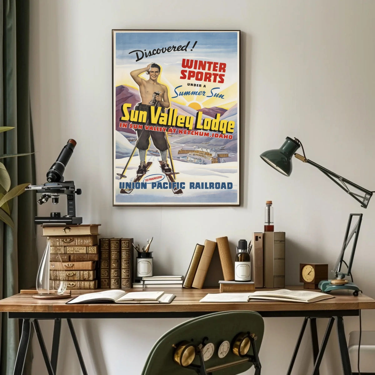 Discover Sun Valley Lodge Poster