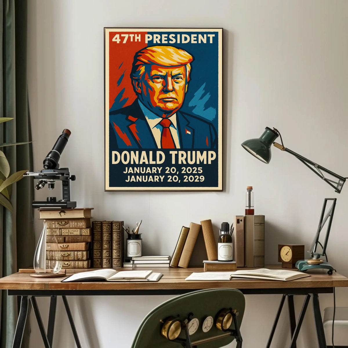 Visionary Trump American Spirit Pop Art Poster