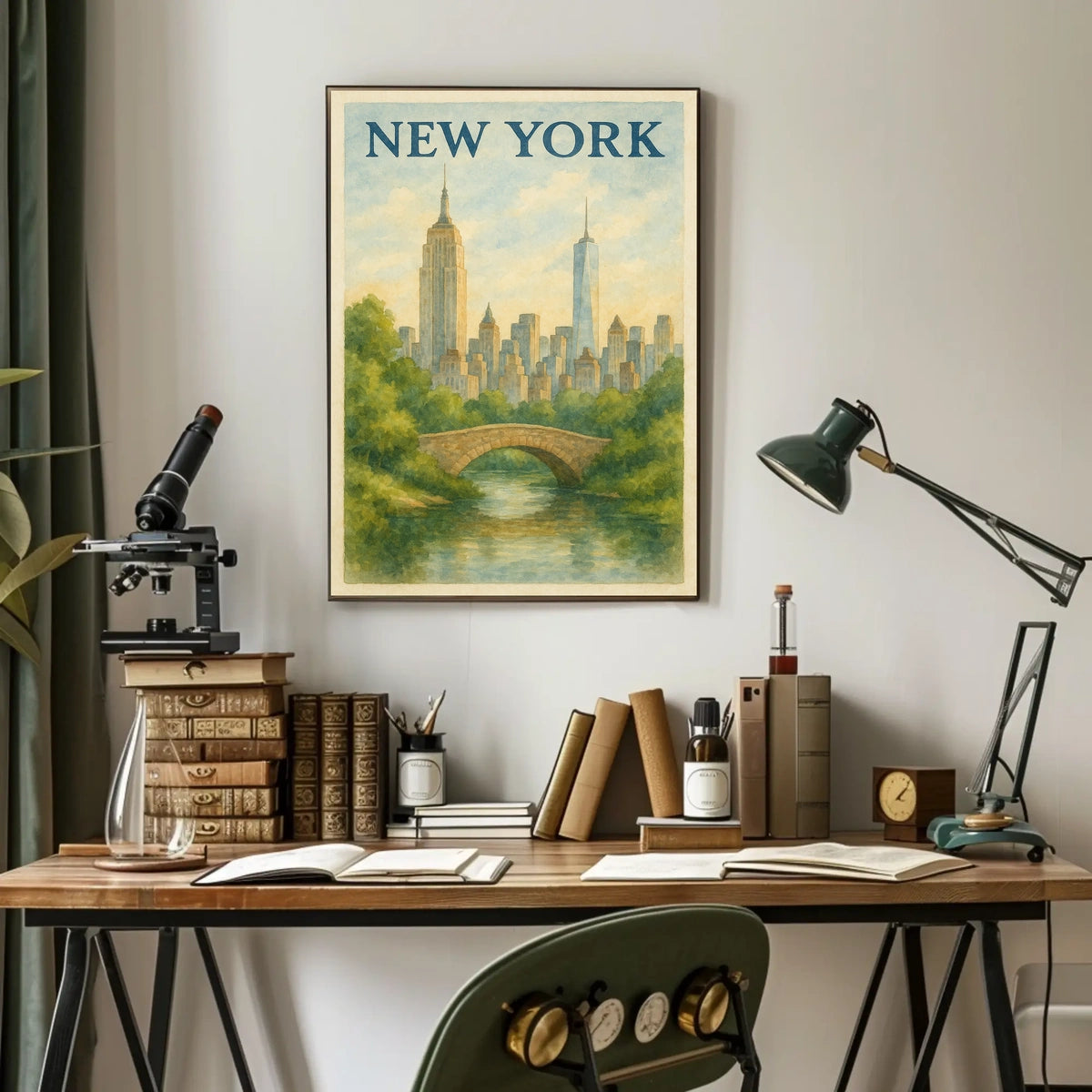 New York Cityscape Poster