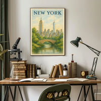 New York Cityscape Poster