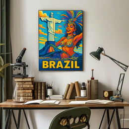 Vibrant Brazil Poster