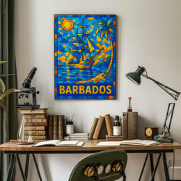 Vibrant Barbados Poster