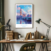 London Skyline Art Poster