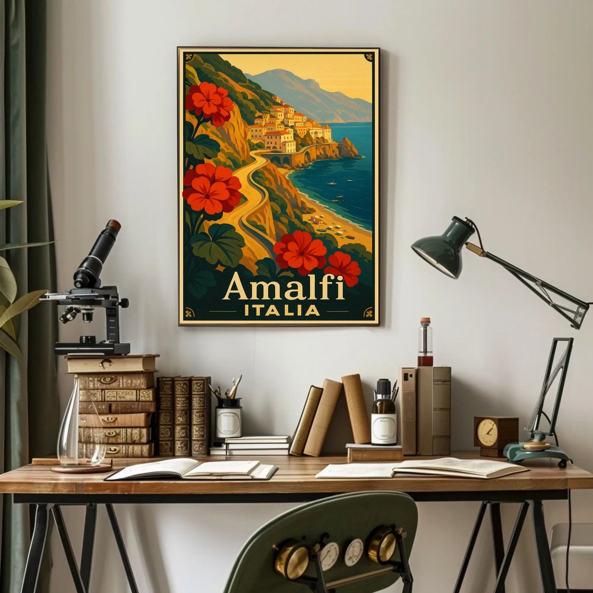 Amalfi Coast Italia Poster