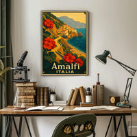 Amalfi Coast Italia Poster