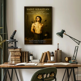 Saint Sebastian Resilience and Martyrdom Poster PosterGoat