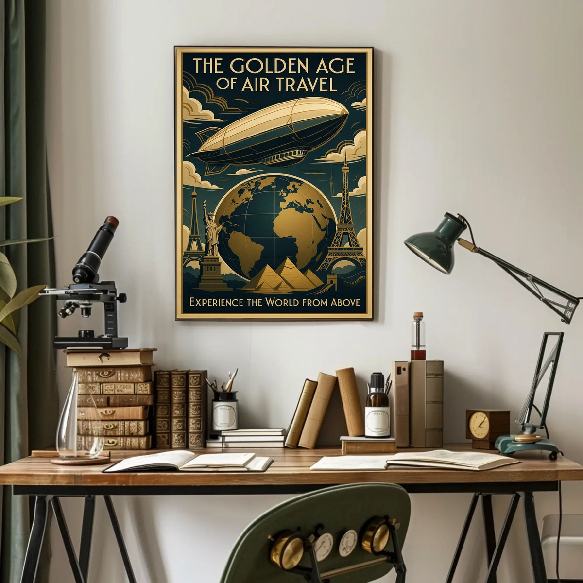The Golden Age of Air Travel Poster