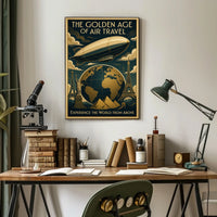 The Golden Age of Air Travel Poster