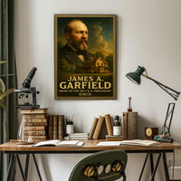 James A. Garfield 20Th President Poster