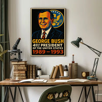George Bush 41st President Poster