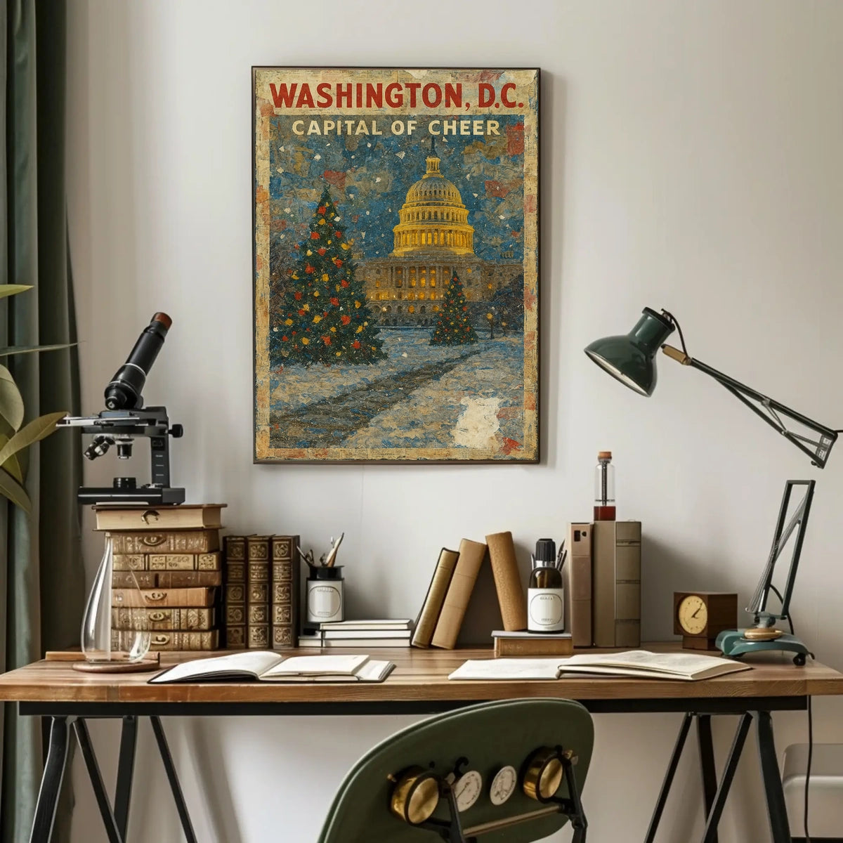 Washington, D.C. Capital Of Cheer Poster