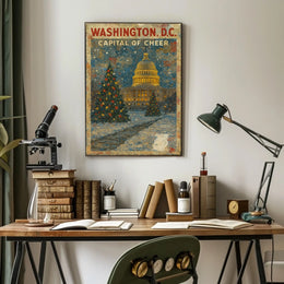 Washington, D.C. Capital Of Cheer Poster