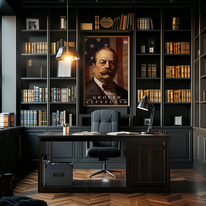 Grover Cleveland 24th President Of The United States Portrait