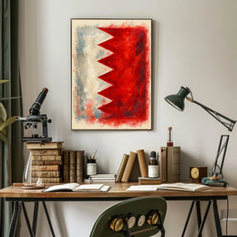 Abstract National Colors Abstract Poster