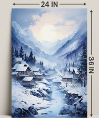 Winter Wonderland Village Poster