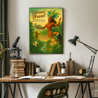 Vibrant Brazil Where Culture and Nature Thrive Poster