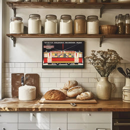 Advertising in Trams Poster