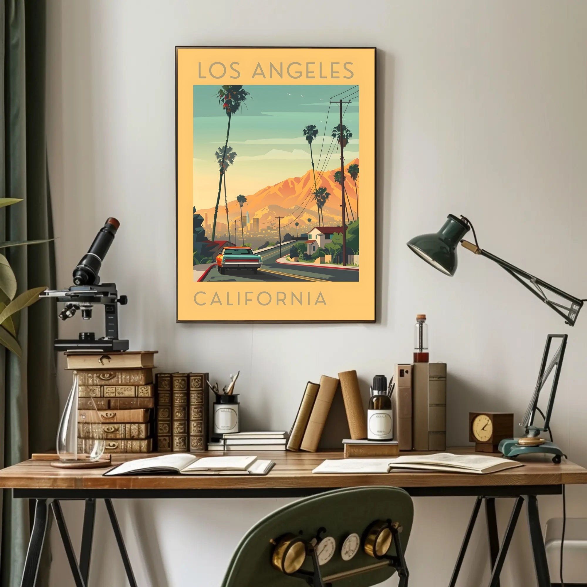 Los Angeles Scenic Drive Poster