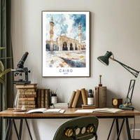 Cairo Architectural Splendor Poster PosterGoat