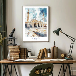 Cairo Architectural Splendor Poster PosterGoat
