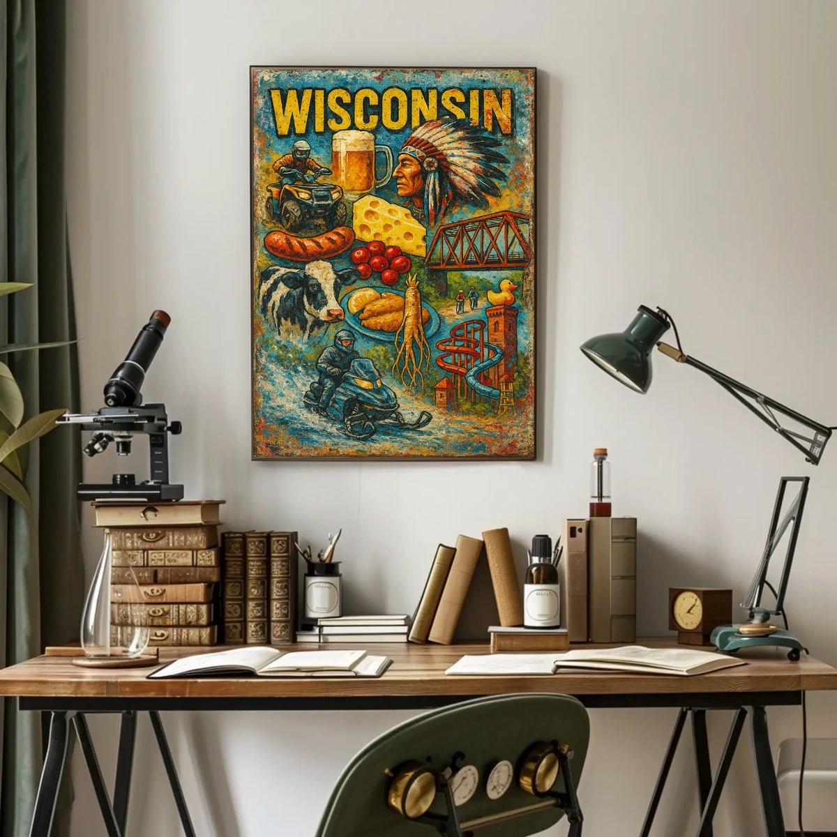 Discover Wisconsin Poster