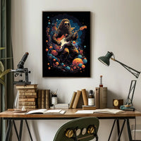 Cosmic Guitarist Poster