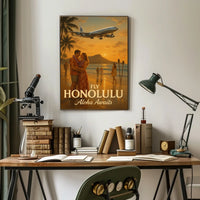 Aloha Awaits in Honolulu Poster