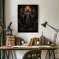 Dark Fantasy Sorcerer Gothic Art Poster Print