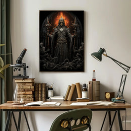 Dark Fantasy Sorcerer Gothic Art Poster Print