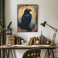 The Enigmatic Raven Poster