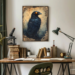 The Enigmatic Raven Poster