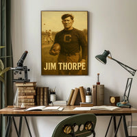Jim Thorpe Legendary Athlete Poster