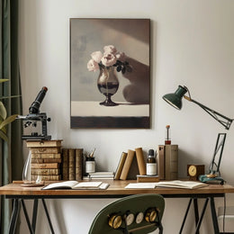 Elegant Floral Still Life Poster