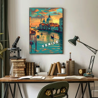 Venice at Sunset Poster