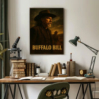 Buffalo Bill Iconic Western Cultural Heritage Poster