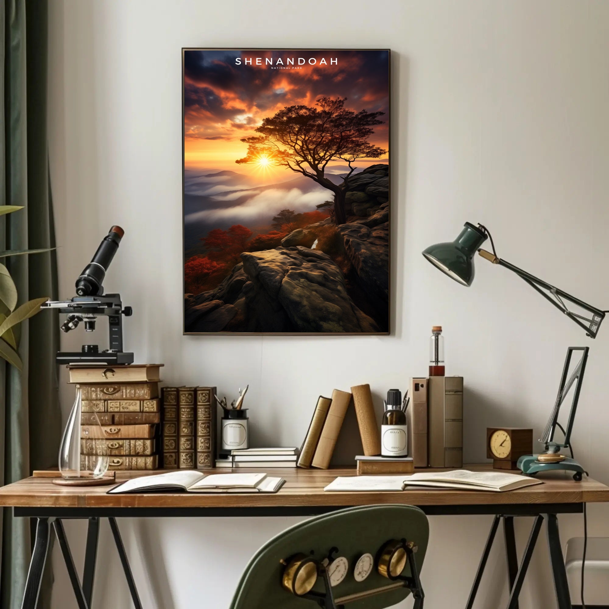 Shenandoah National Park Sunset Poster Print