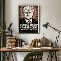 Donald Trump 47th President Poster