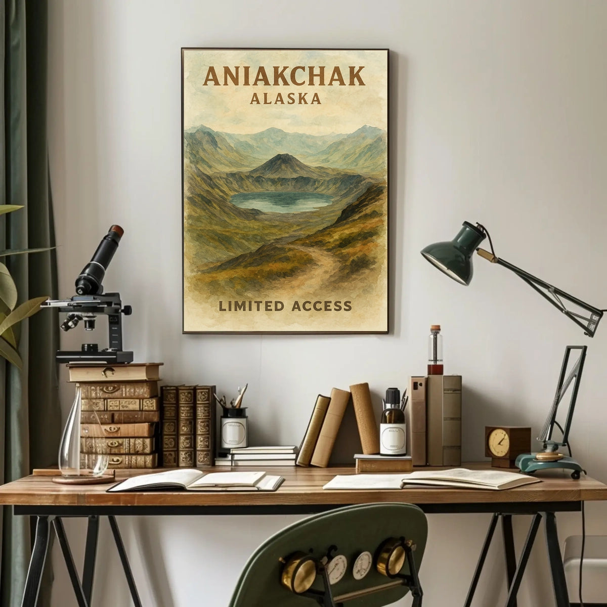 Aniakchak, Alaska Limited Access Poster