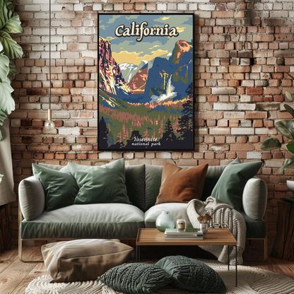 Yosemite National Park Poster