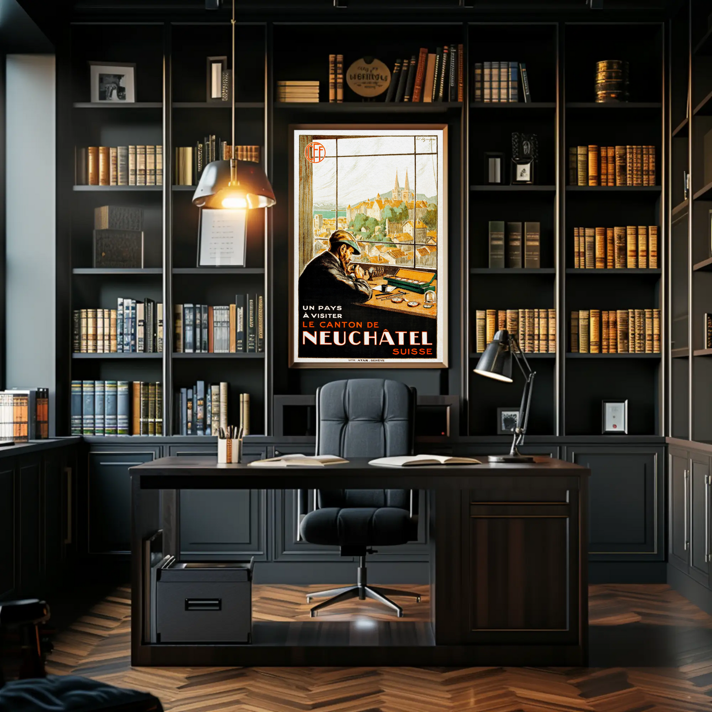 Neuchâtel - A Country to Visit Poster