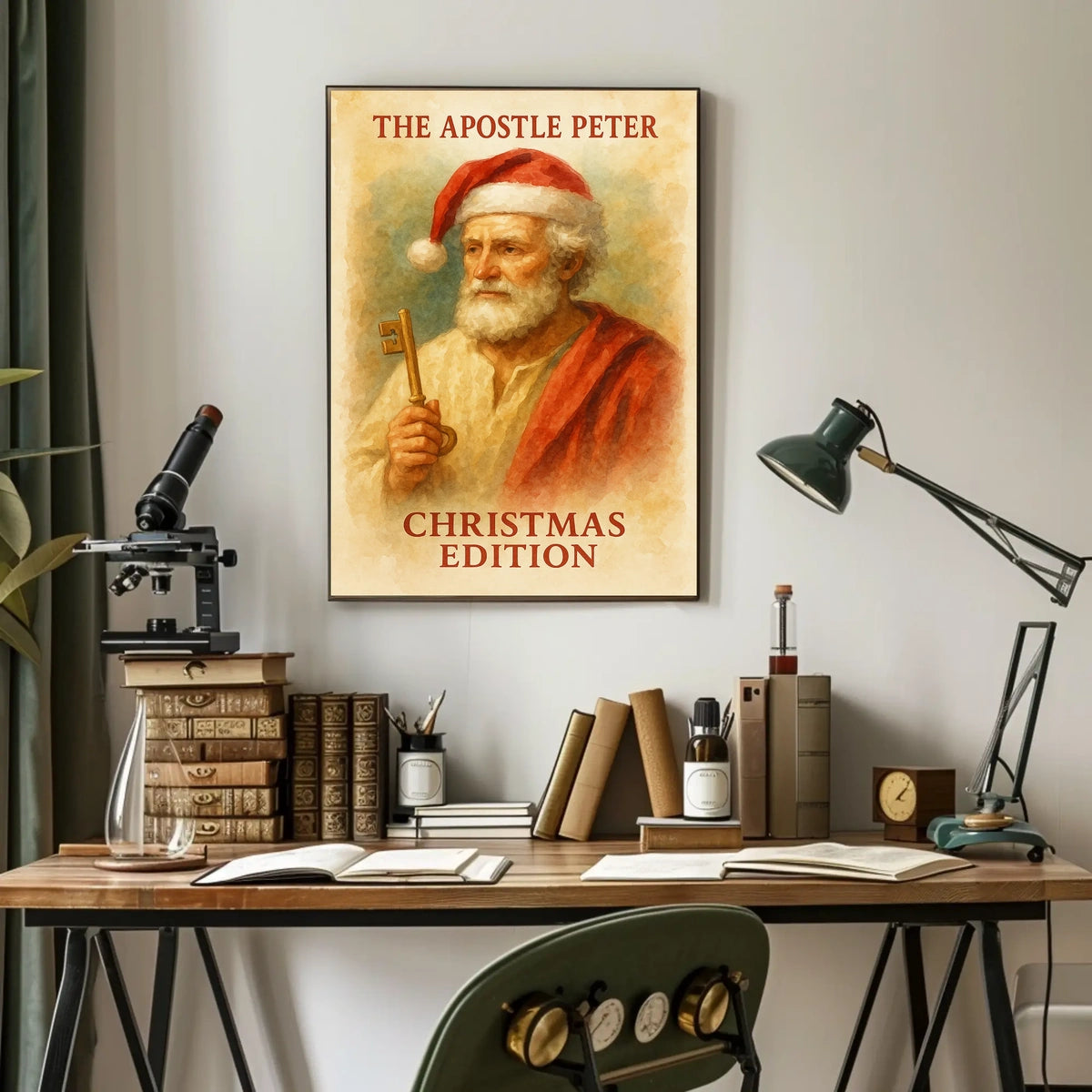 Saint Peter Christmas Artistic Pop Culture Poster