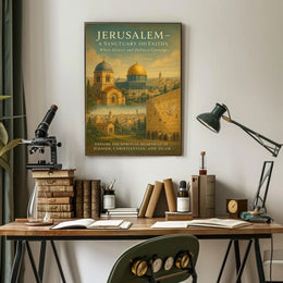 Jerusalem's Interfaith Harmony: A Cultural or Heritage Poster