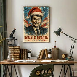 Ronald Reagan 40th President of the United States Christmas SeriesPoster