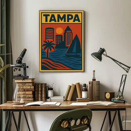 Tampa Cityscape Poster