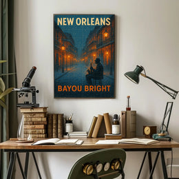 New Orleans Bayou Bright Poster