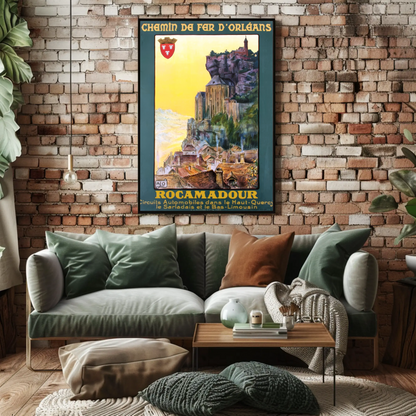 Rocamadour Travel Poster