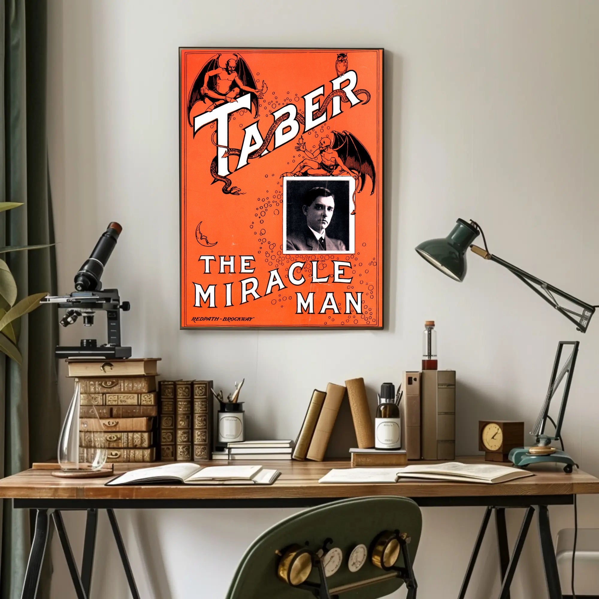 The Miracle Man Vintage Magic Poster - Cultural or Heritage Poster