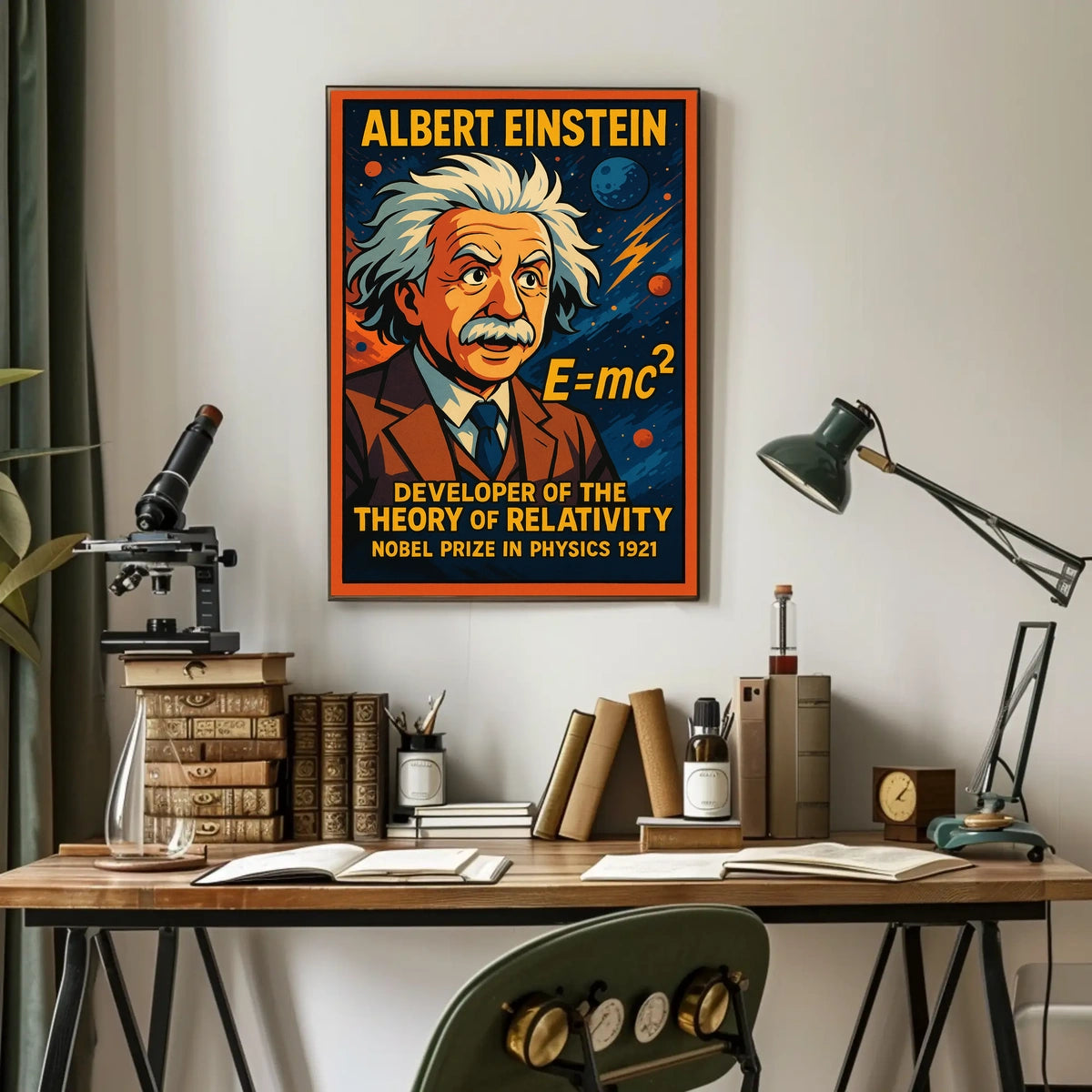 Albert Einstein Developer Of The Poster