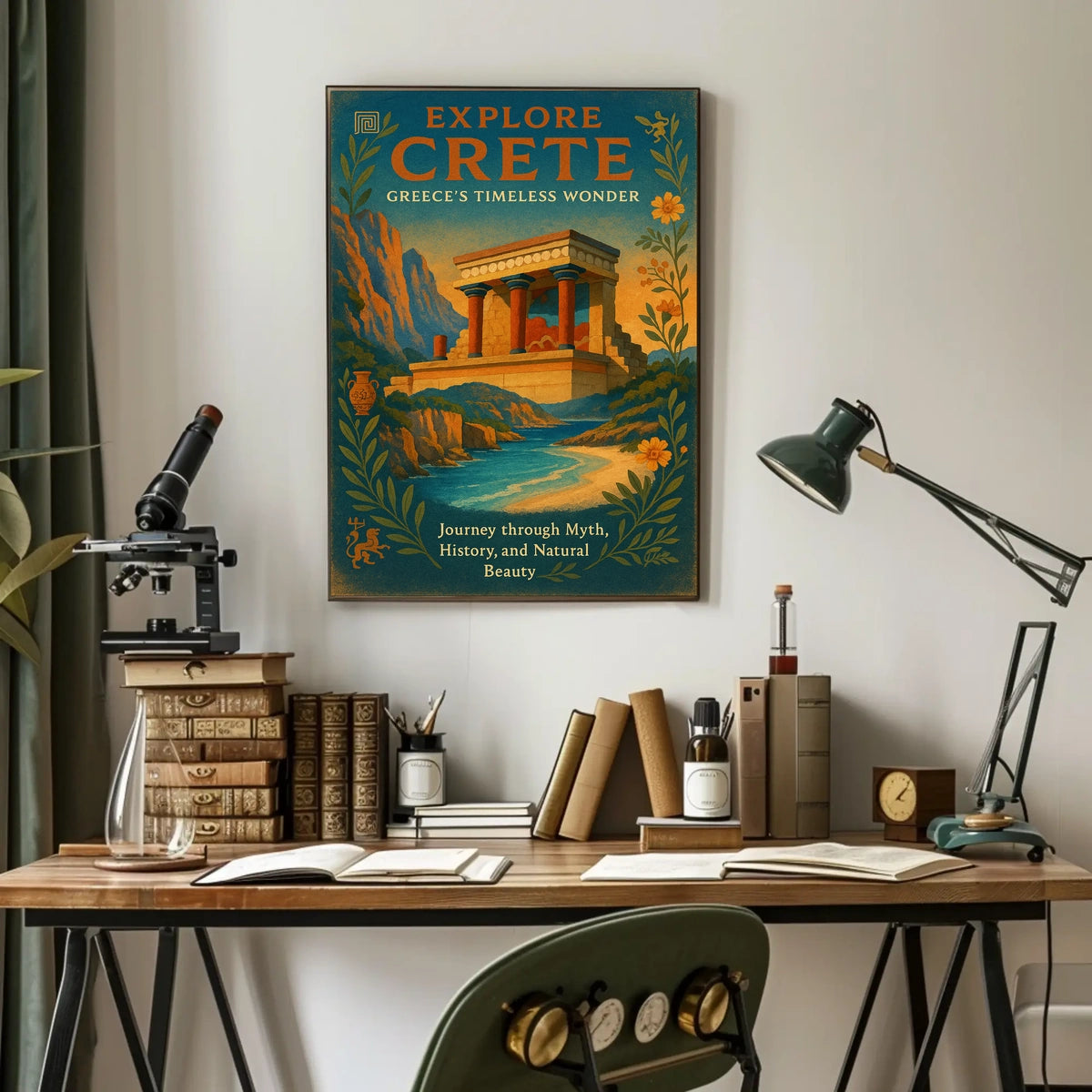 Explore Crete Greeces Timeless Wonder Poster