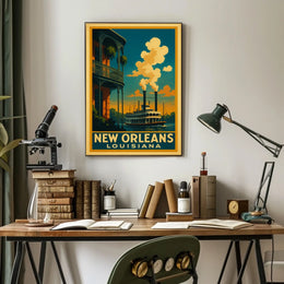 New Orleans Louisiana Charm Poster